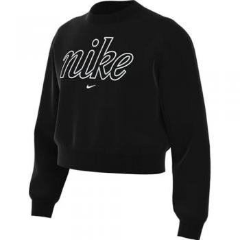 Nike Girls' Black Oversized Sweatshirt
