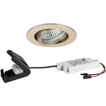 Gold Junction Box Light by Brumberg