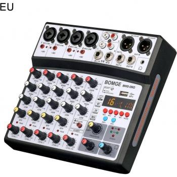 Console de mixage avec alimentation fantôme 48V