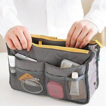 Bolso de mano con forro amplio