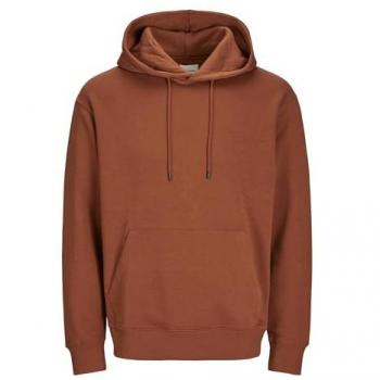 Jack & Jones Einfarbiger Kapuzenpullover für Herren