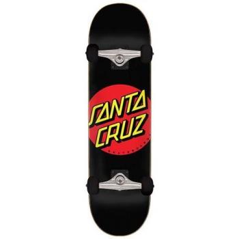 Santa Cruz Classic Dot 8 Complete Skateboard (Black)