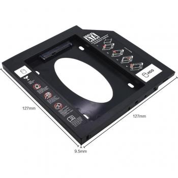Caddy 9,5 mm Optibay SATA 3.0 TISHRIC