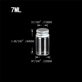 Mini Glass Jars with Metal Caps