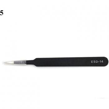 1 Pcs Anti-Statistische Wimper Pincet RVS voor Lash Extensions