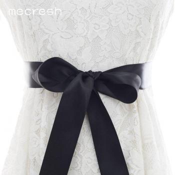 Cinturón Floral de Satén para Bodas Mecresh