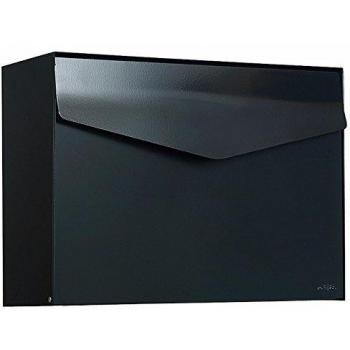 MEFA Briefkasten Letter 112 Tiefschwarz RAL 9005