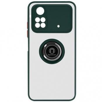 Cover Metallica Avizar per Xiaomi Poco M4 Pro 4G – Bimateria verde