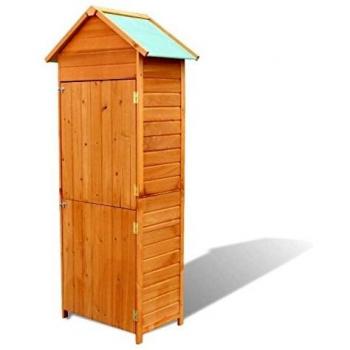 Garden Storage Cabinet Brown 42.5x64x190 cm vidaXL