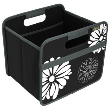 A100026 Meori Faltbox 15 l – Lava Schwarz, Blütenprint