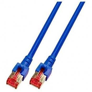 EFB Netzwerkkabel Cat6 S/FTP 0,5m blau
