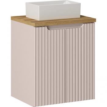 Meuble de salle de bain 2 portes beige