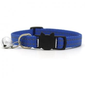 Collier chien‑chat “SafeLoop” – cloche, sécurité, nylon ultra‑résistant