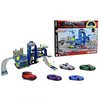 Majorette Creatix Set Polizia con 5 Auto