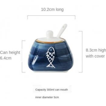 3-Piece Ceramic Spice Container Set