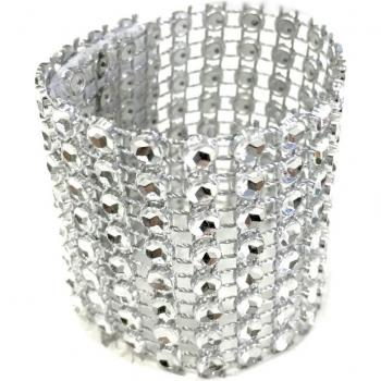 8 Rows Sparkling Napkin Ring Covers