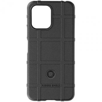 Protezione Avizar Redmi 12 – Cover Silicone Antiscivolo e Rilievo Rugged – Nera