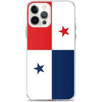 Soft Multi‑Color Transparent Case – iPhone 12 Pro Max – Panama Flag