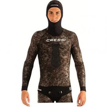 Cressi Apnoe Tracina 5 mm Traje Unisex Camuflaje S
