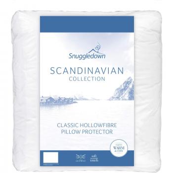 Snuggledown Scandinavian Classic Hollowfibre Pillow Cover, 2 Pack