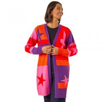 Stellar Wave Purple Cardigan – Size 10