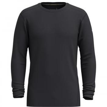 Herren-Smartwool Merino Basic L/S – Schwarzes Funktionsshirt – M