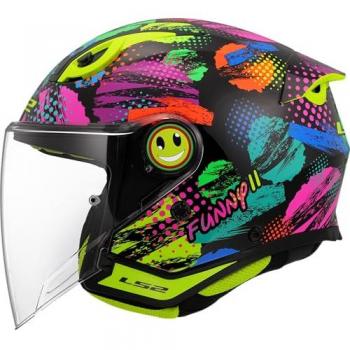 Casque Jet Enfant LS2 OF622 Funny II Multicolore Taille M