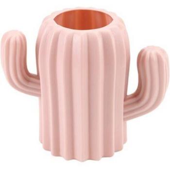 Solid Color Cactus Cosmetic Holder