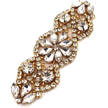Aplique dorado para accesorios de boda