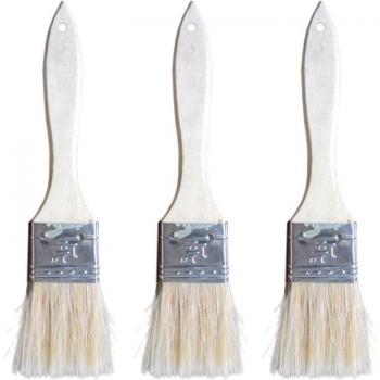Natural Bristle Barbecue Paint Brushes Set