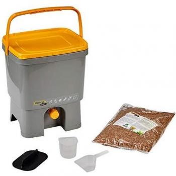 Compostador Bokashi de 16 litros Hozelock con 1 kg de activador