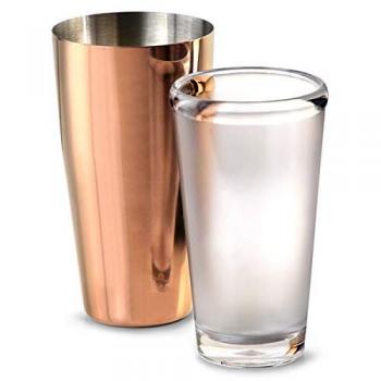 Urban Bar Classic Boston Shaker – Rose Gold Plated Tin