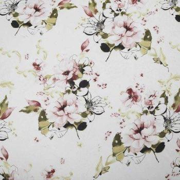 150cm Black Soft Floral Chiffon Tulle for Dresses and Shirts