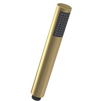 Round Easyclean Shower Handset in Brushed Brass