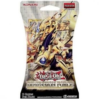 Yu‑Gi‑Oh Dimension Force Booster mit Sleeve
