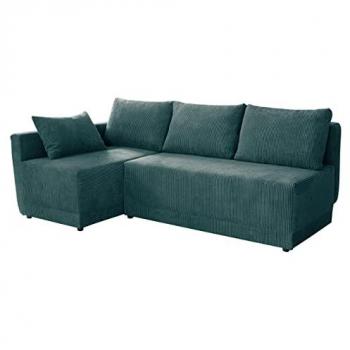 MIRJAN24 Ecksofa Nestor Cord, Schlafsofa mit Bettkasten