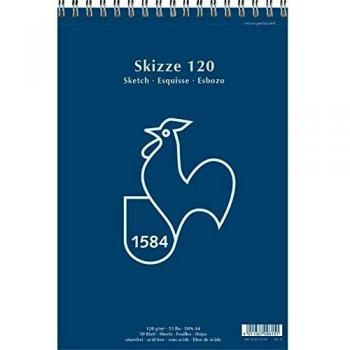 Hahnemühle Skizzenblock 120g/m² DIN A4 50Blatt