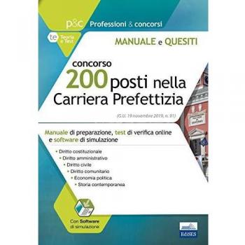 Concorso 200 posti nella carriera prefettizia. Con software di simulazione