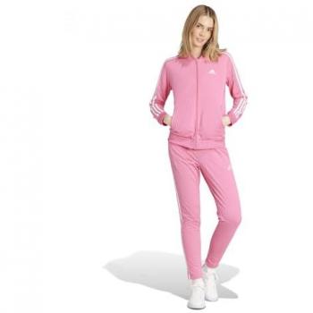 Adidas Pulse Magenta/White 3‑Stripe Tracksuit for Women