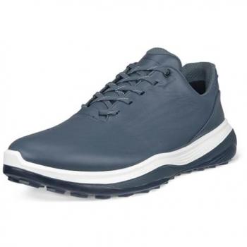 EU 44 ECCO LT1 Golf Shoes – Blue Waterproof, Free Shoe Bag Included