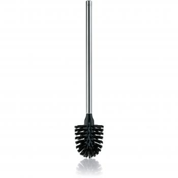 Kela La Brosse WC-Bürste, Edelstahlgriff, 42,5 cm lang, Ø 8 cm, Schwarz