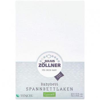 JULIUS ZÖLLNER Spannbetttuch Tencel für das Kinderbett weiß