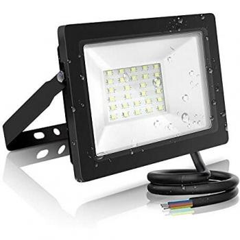 Ultra-Sottile Faretto Led Esterno Aigostar 20W, 1800 Lumen