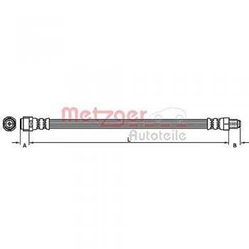 FLECHA DE FRENOS METZGER 4111119