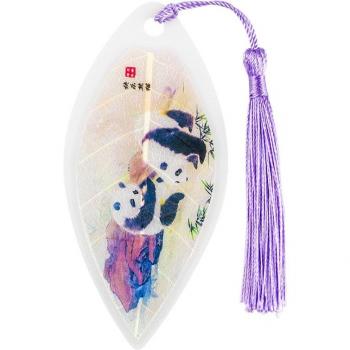 Vintage Signet Panda Gland Feuilles