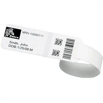 Zebra Z-Band Direct, neonataal, wit, kleefsluiting, 260 per cartridge
