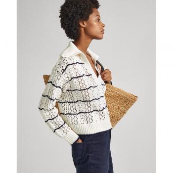 Maglione bianco pepe jeans gemma donna