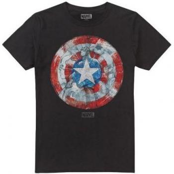 T-shirt a maniche lunghe Shield di Captain America