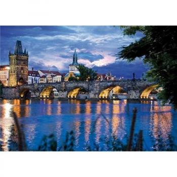 DToys Karlsbrücke 1000‑teiliges Nachtpuzzle aus Prag