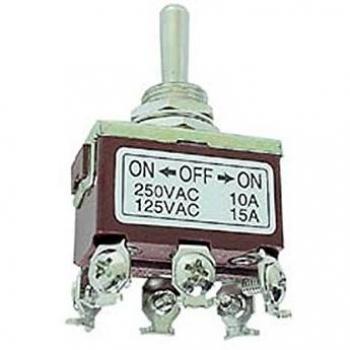 Interrupteur à bascule DPDT 10A/250V